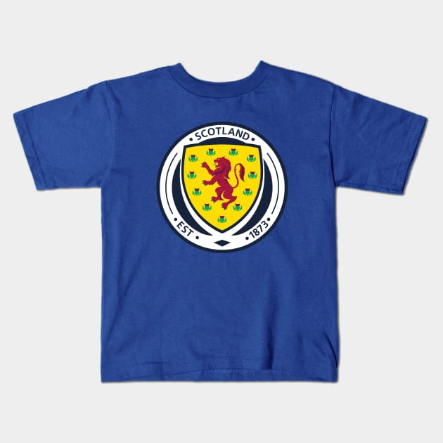 Scotland National Football Team Kids T-Shirt by alexisdhevan